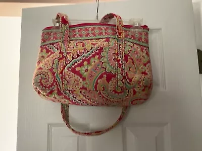 Vera Bradley  Capri Melon Medium Shoulder Bag Satchel Purse • $8.99