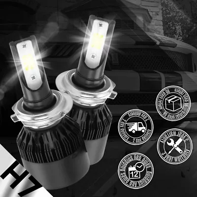 Dual Sides LED H7 Headlight Bulb Kit For Mercedes-Benz C300 B200 C230 C250 C240 • $15.99