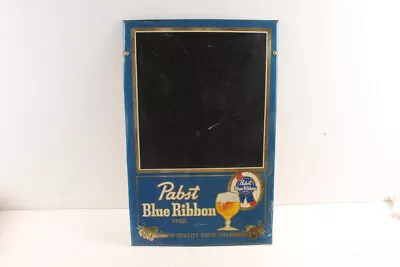Vintage Pabst Blue Ribbon Beer Tin Chalkboard Bar Advertising Sign • $9.99