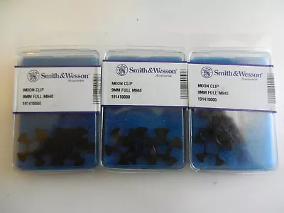 Smith & Wesson Full Moon Clips For M940 ; 3 Pks Of 4; Holds 5 Rnds Of 9mm; 19141 • $34.98