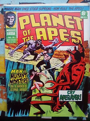 Planet Of The Apes #30 - Marvel UK - 1975 - VG CONDITION - FIRST PRINTING • £4.99