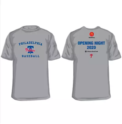 Phillies 2020 Opening Night Shirt Med & Xl  (mcdonalds) Harper 4/4/20 Sga (2021) • $19.99