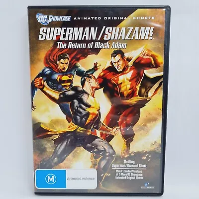 $29.99 • Buy Superman Shazam Return Of Black Adam DVD - DC Animated Movie - Justice League