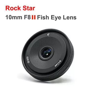 Astrhori 10mm F8 II V2 Fisheye Ultra Wide Angle MF Lens For E/X/M43/Z/L Mount  • $59