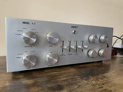 SUPERB DIY Marantz Model 7 Preamp 12AX7 Tube Stereo Preamplifier BEAUTIFUL SOUND • $1899