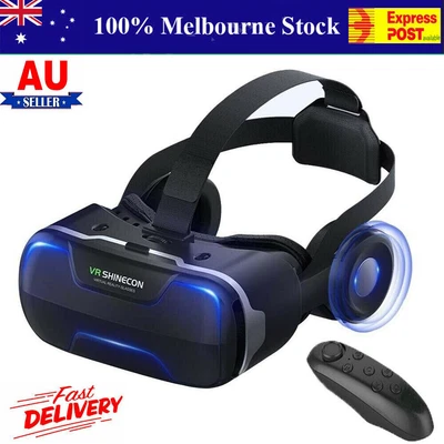 $73.50 • Buy VR Shinecon 4.0 Headset Virtual Reality 3D Glasses For Smartphones Android,IOS