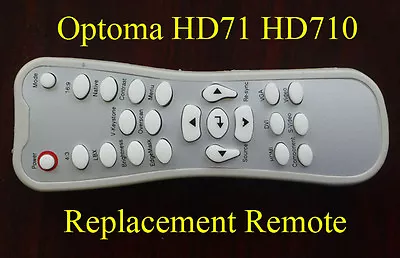 Optoma HD 71 / HD 710 / BR 3040B Projector Replacement Remote Control • $14.99