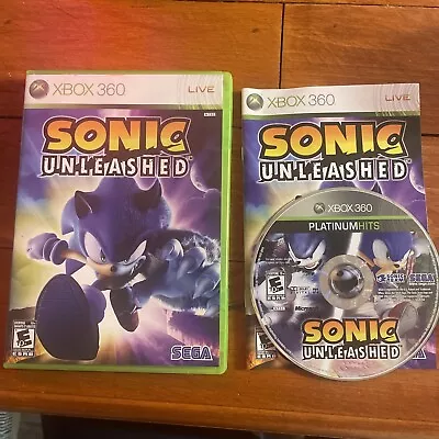 Sonic Unleashed (Microsoft Xbox 360 2008) Tested CIB • $13.05