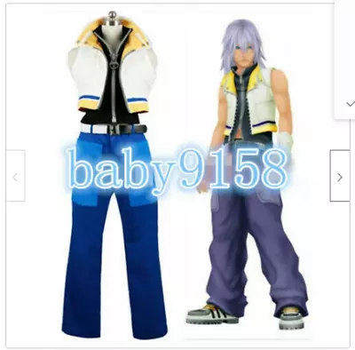 £69.60 • Buy Hot ！new Kingdom Hearts II 2 Riku Uniform COS Clothing Cosplay Costume