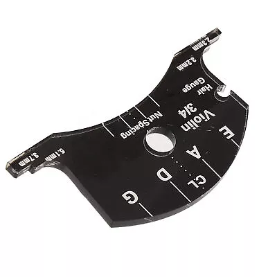 Violin Bridge Reference Tool Acrylic Accurate Violin Bridge Mold Fingerboard Sag • $18.84