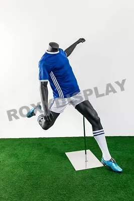 Male Mannequin Muscular Soccer Player Dress Form Display #MZ-TQ3 • $319