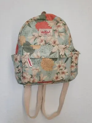 £14.99 • Buy Cath Kidston Green Floral Backpack  Small Rucksack Bag  