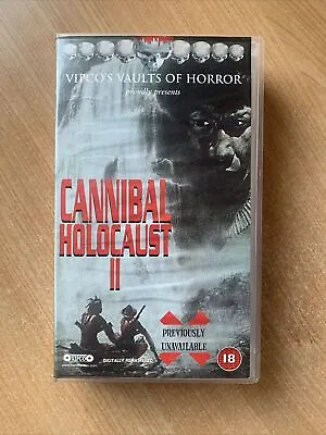 Cannibal Holocaust II - VHS Tape (2002) Horror - Uncut  - U.k PAL ⭐️GOOD⭐️ • £15.95