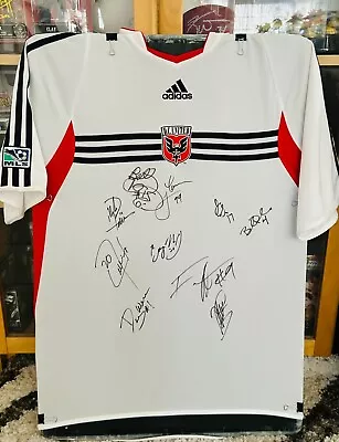 2004 Mls Dc United Team Signed Soccer Jersey Freddy Adu Jaime Moreno Convey Petk • $100