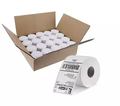 20 Rolls 4x6 Direct Thermal Shipping Labels - 250 Per Roll - 5000 Labels • $117.60