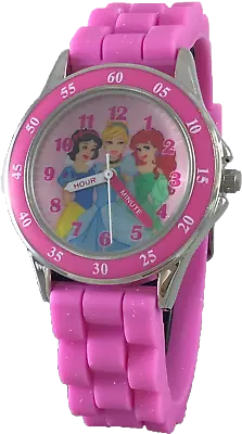 $12.99 • Buy Disney Princess Girls Time Teacher Watch With Pink Rubber Band PN9024