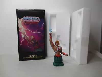 Icon Heroes Masters Of The Universe Motu He-man Paper Weight Bust Statue 295/500 • $150