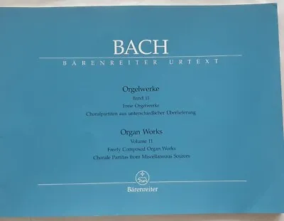 J S Bach - Organ  Works Volume 11 - Barenreiter - Vgc - Freepost • £18.50