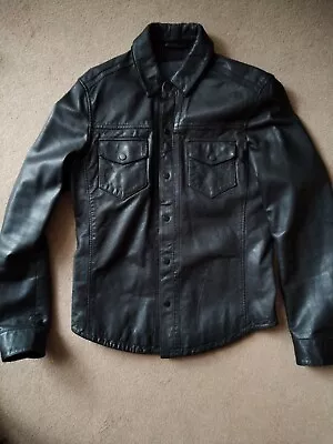 All Saints Leather Jacket Mens Small • £30