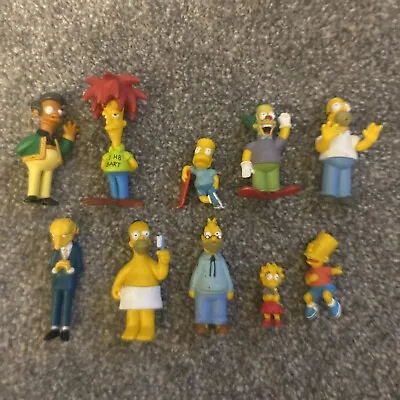 X10 Simpson Figure Bundle - Bart Homer Apu Mr Burns + More • £14.99