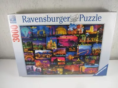 New 2013 Ravensburger 3000 Piece Puzzle Around The World 170593 48 X 32in Sealed • $55.99