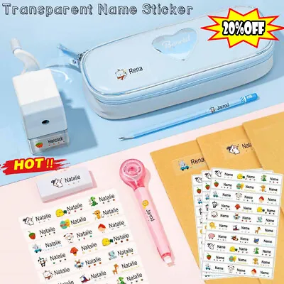 Name Labels For Kids School Custom Stickers Clothing Labels For Kids 2024 • £1.28