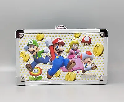 Super Mario Vaultz Locking Supply Box Luigi Yoshi Nintendo 2 Keys Pencil Box • $14