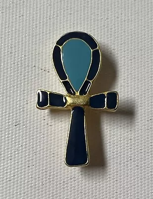 Vintage MMA Metropolitan Museum Of Art Egyptian Revival 1976 ANKH Pin Pendant • $34.99