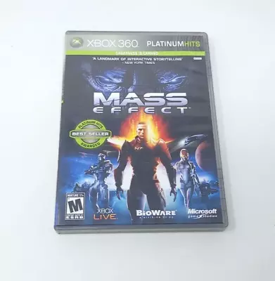 Mass Effect -- Platinum Hits (Microsoft Xbox 360 2009) Complete • $6.99