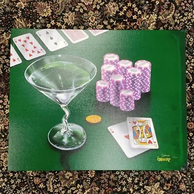 Rare Michael Godard Poker Chips Big Slick Don't Drink Draw 116/300 Limited COA • $4889.22