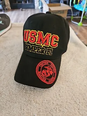 LICENSED EMBROIDERED U.S. MARINE CORPS USMC SEMPER FI COVER CAP HAT.    BoxE5 • $12.99