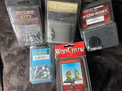 Misc Miniature Lot: WarCrow / Pill Bug City / Tale Of War 5 Kits NEW • £30.41