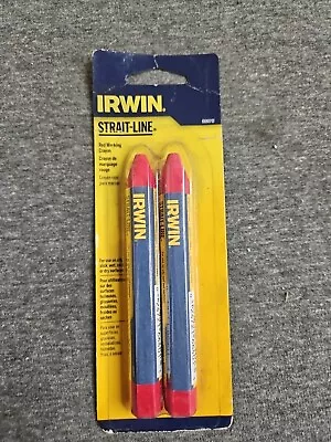 Irwin Strait-line  #666012 Red Marking Crayons • $12.99