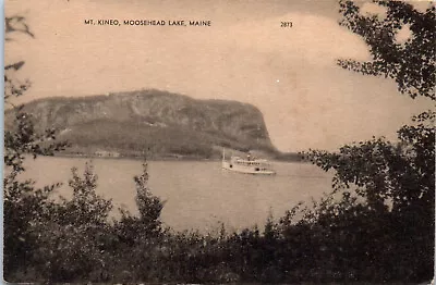 $8 • Buy 1940s Mt. Kineo Moosehead Lake Maine ME Postcard