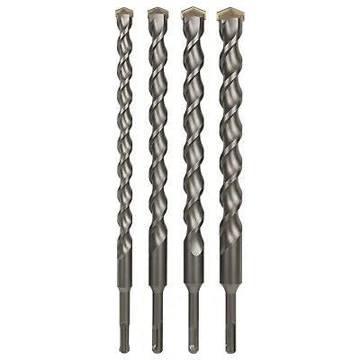 4-Piece 12 Inch SDS Plus Drill Bit Set Carbide Tipped Rotary Hammer Drill Bits • $34.99