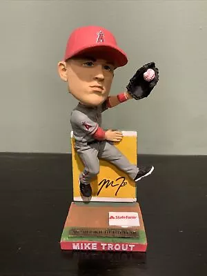 Los Angeles Angels First Ever Mike Trout Bobblehead Wall Catch SGA No Box • $47.99