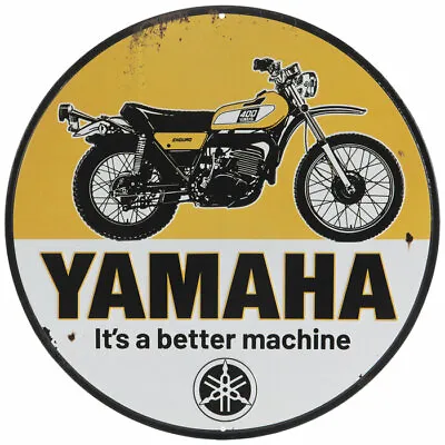 New Vintage Style Yamaha Motorcycle Signs Man Cave Garage Decor Oil Gas Can Part • $21.99