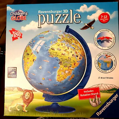 Ravensburger 3D Puzzle Globe 180 Globe Pieces Only - No Rotating Stand • $8.95