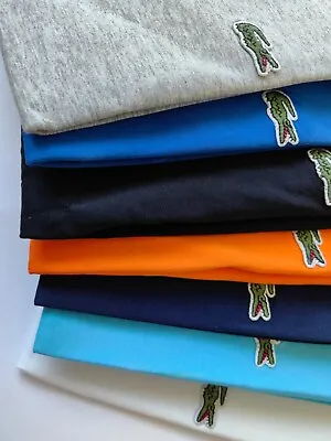 Lacoste Mens Crew Neck Cotton Jersy Classic Fit T-shirt Size M-2XL • $49.99