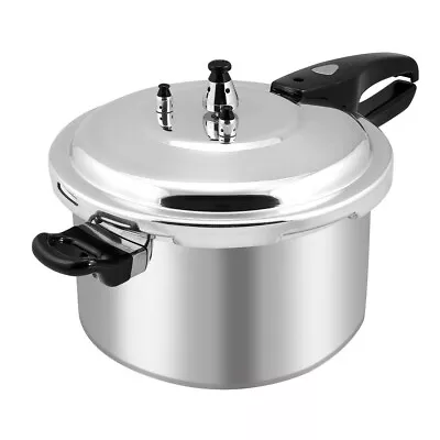 6-Quart Aluminum Pressure Cooker Fast Cooker Canner Pot Kitchen Large Capacity • $37.99