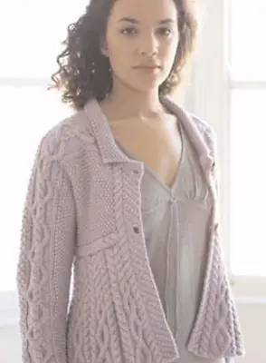 Knitting Pattern - Ladies Ladies Aran Cable Cardigan- Fits Chest 32- 40 Inches • £2.15