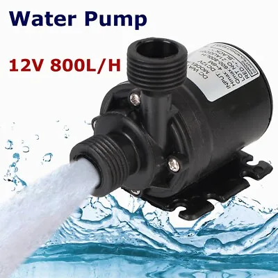 $15.99 • Buy 12V High Pressure Brushless Submersible Water Pump 130 PSI Self Priming Small
