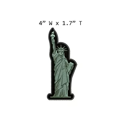 Statue Of Liberty Monument Patch Embroidered Iron-on Applique Park Souvenir • $5.50