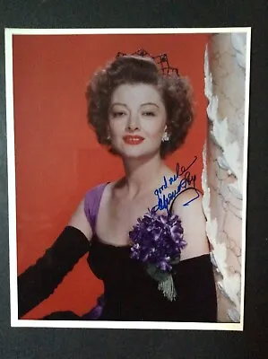 Myrna Loy Rare 8 X 10 Photo Signed Certificate Of Authenticity • $249.99