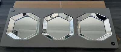 £15 • Buy NEXT 3 Piece Hexagon Mirror Set.