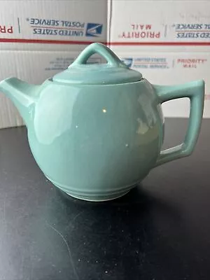 McCoy Modern Teapot MCM Blue Lidded Vintage See Description/Photos • $14.95