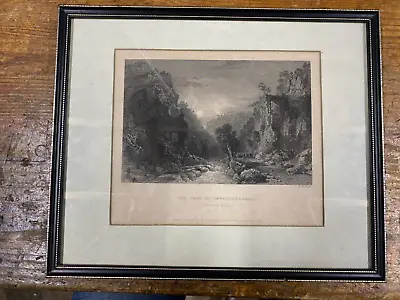 Antique Engraving Print “The Pass Of Inverfarrakaig” T Allom W Woolnoth • $50.92