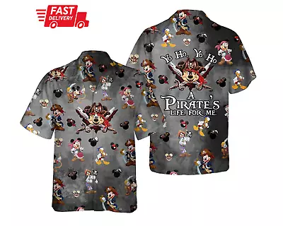 Disney Mickey Pirates Of The Caribbean Disney Cruise Hawaii Shirts Best Price • $10.99