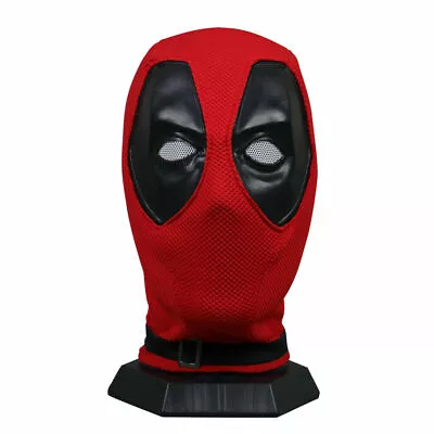 Deluxe Deadpool Full Face Mask Breathable Knitted Helmet Halloween Cosplay Props • $29.70