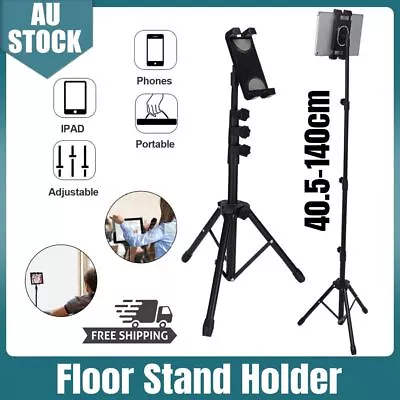 Protable Floor Tablet Music Tripod Stand Holder Carrying For 7-12  Phone IPad AU • $26.50